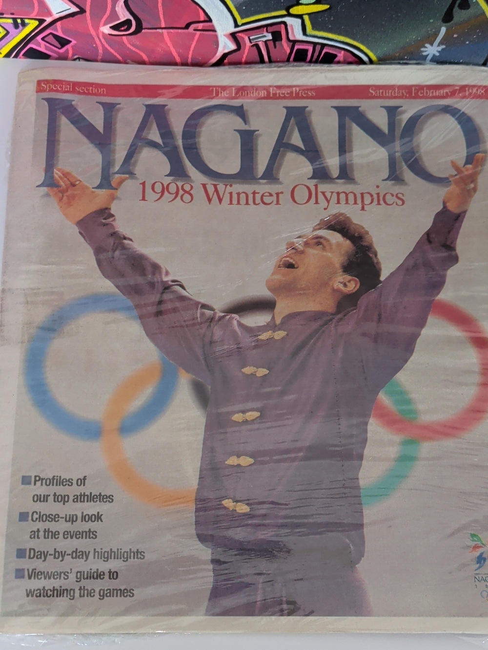 ⛸️ NAGANO 1998 Winter Olympics 📰 London Free Press Sunday February 7, 1998 🇨🇦